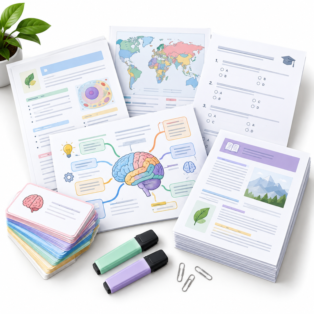 Printable Study Kit
